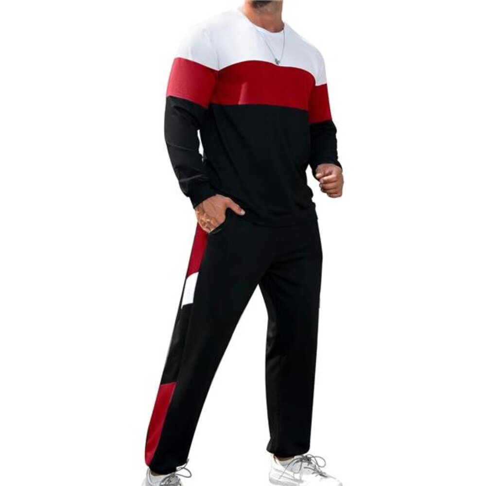 NEW Casual Long Sleeve Sweatshirt, Sweatpants Jogging Set